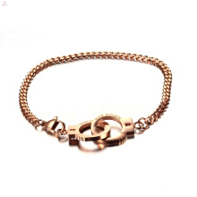 316L Stainless Steel Chain Charm Handcuff Bracelet